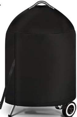 LBTING Grill Cover, 26-inch Heavy Duty 300D Oxford Waterproof Windproof UV Resistant BBQ Gas Grill Cover for Outdoor Barbecue Fit Most Brands Weber, Brinkmann, Char Broil, Holland