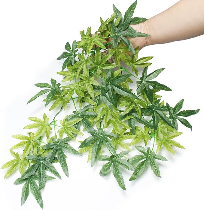 50cm/20in Aquarium Decorations Plants Artificial Fake Plastic Water Grass Plants for Fish Tank Aquarium Decor Artificial Hanging Plants