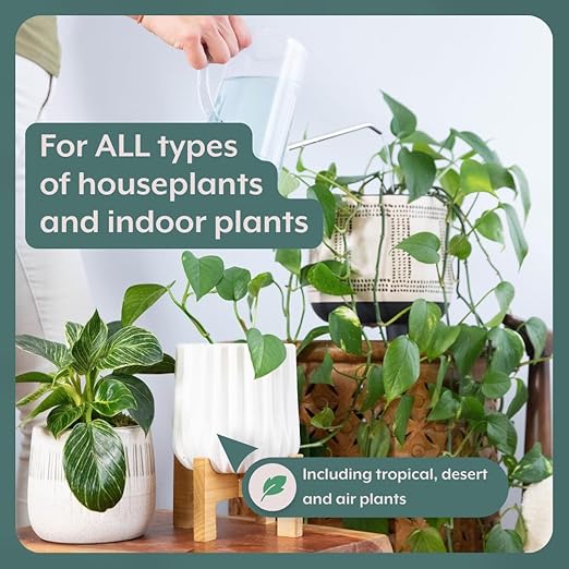 Instant Plant Care Bundle | Instant Plant Support + Instant Plant Food | Grow and Support Happy Houseplants and Indoor Planting Soil