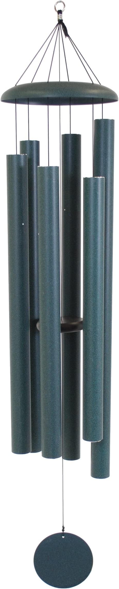 Corinthian Bells by Wind River - 65 inch Green Wind Chime for Patio, Backyard, Garden, and Outdoor Decor (Aluminum Chime) Made in The USA