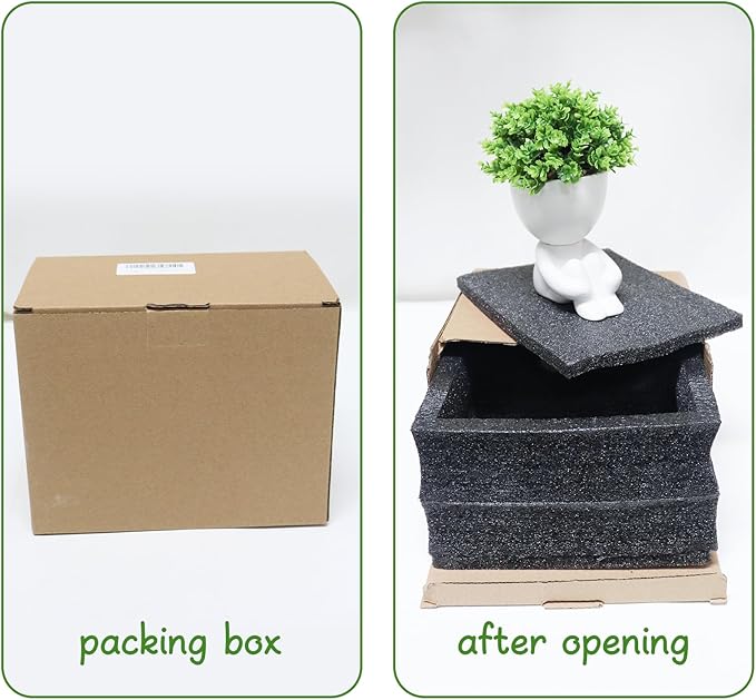 Zerzsy Cute Fake Plants,Home Bedroom Bathroom Office Shelf Office Wall Room Farmhouse Decor Artificial Plants - Set of 1