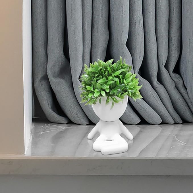 Zerzsy Mini Succulent Plant - Plants Gift - Cute Office Decor for Women - Office Decorations for Work DeskWomen - Desk Plants Decorations for Shelf- Set of 1