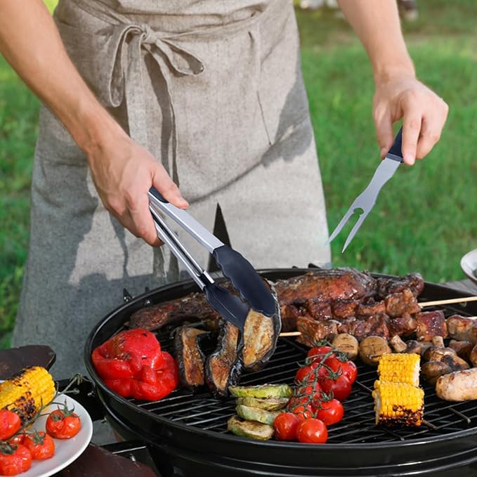 Griddle Accessories Kit for Blackstone and Camp Chef,Extra Thickened Stainless Steel Grill Accessories Set,Grill Tools Set with Enlarged Grill Spatula, Griddle Cover Salt and Pepper Shakers (23PCS)