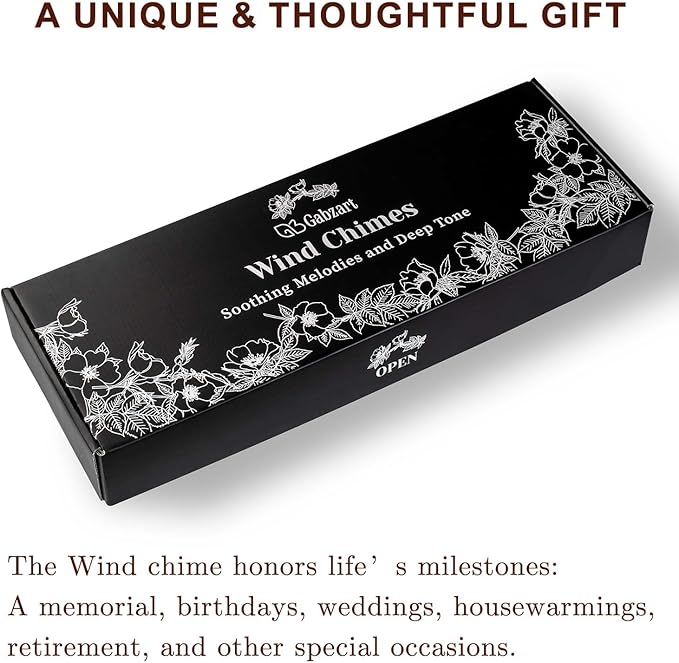 Large Wind Chimes for Outside, 48" Vintage Tree of Life Deep Tone Wind Chime Outdoor Clearance with Heavy Tubes, Memorial Windchimes Sympathy Gift for Mom Dad, Patio Garden Decor