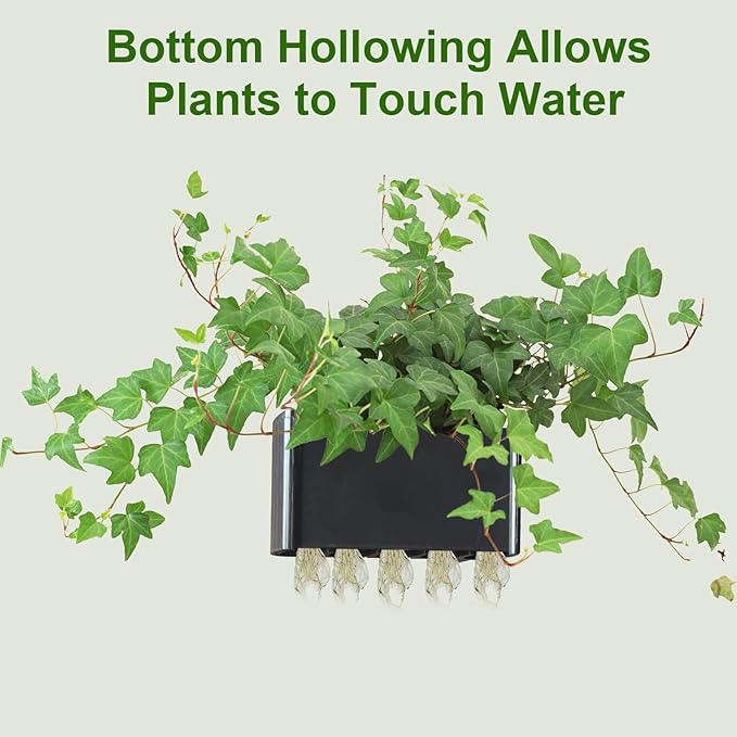 2 PCS Aquarium Plant Holder Top Hanging Fish Tank Plant Pot Aquarium Planter Cups for Water Feature Decoration