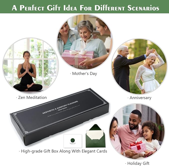 Wind Chimes for Outside Large 48'', Deep Tone Windchimes Outdoors Decor for Porch, Yard, Garden, Patio, Memorial Wind Chime for Loss of Loved One, Sympathy/Bereavement/Grief Windchime Gifts