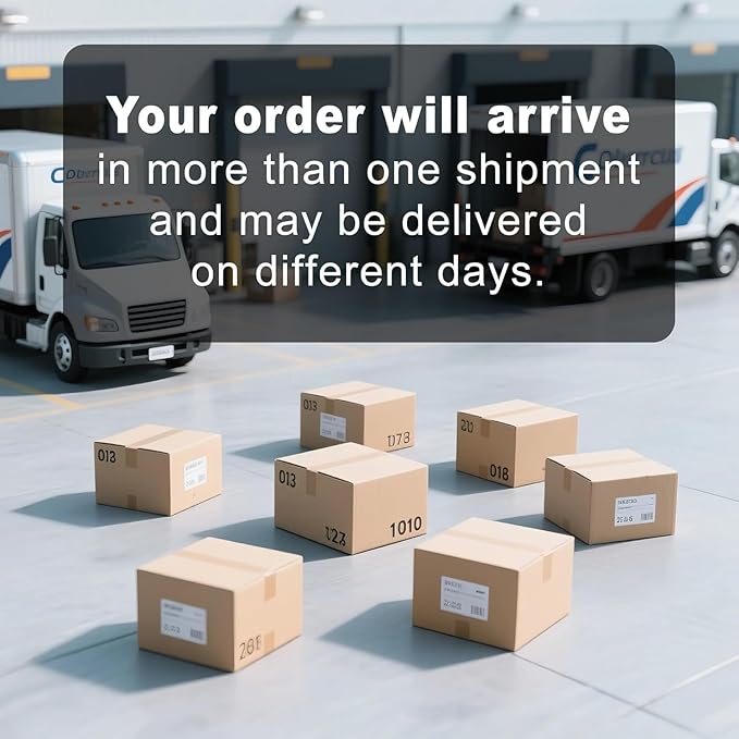 7-Piece Patio Dining Set, 48-Inch Round Dining Table with 6 Stackable Chairs, All-Weather Brown Tan