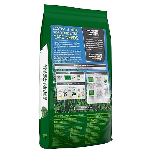 Scotts Turf Builder Lawn Food, Fertilizer for All Grass Types, 5,000 sq. ft., 12.5 lbs. (2-Pack)