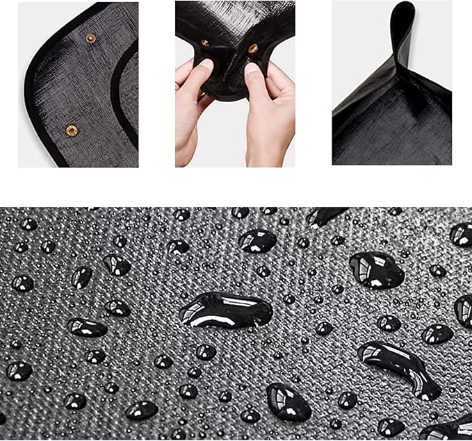 39.4" x 39.4" Large Plant Repotting Mat for Indoor Plants, Portable and Foldable Gardening mat, Waterproof Transplanting Potting Mat in Garden Outdoor