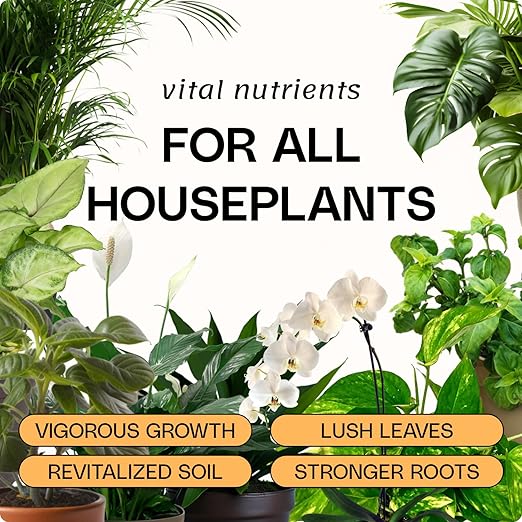 10 Individual Single Use Packets - Flourish Plant Organic All-Purpose Fast Acting Plant Food 3-3-2 Fertilizer for Indoor Plants - CDFA Certified, 0.078 fl oz, (2 Packs of 5 Single Servings) USA Made