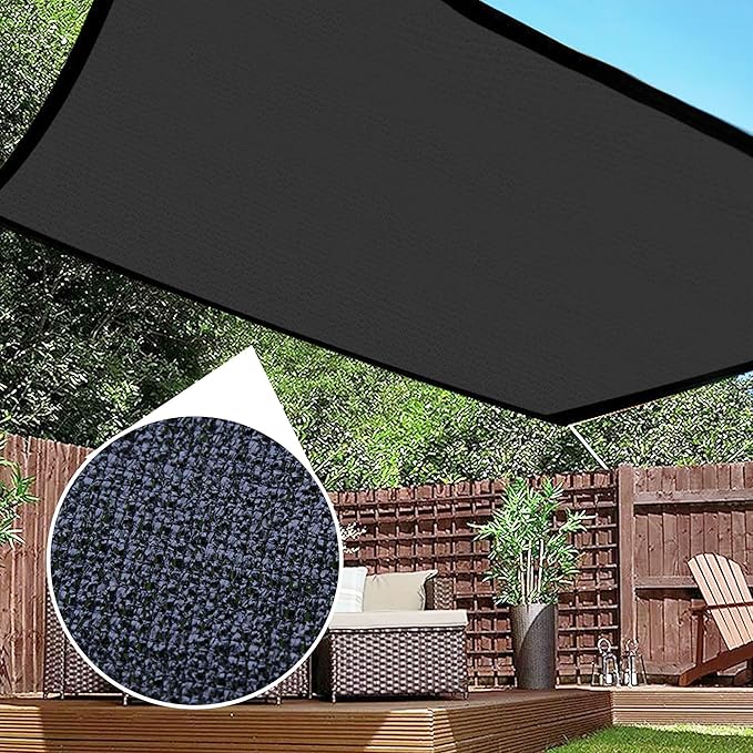 winemana 70% Black Shade Cloth, 20 x 30 FT Durable Mesh Tarp with Grommets, Resistant Garden Sun Shade Netting with Taped Edge for Plant Cover, Greenhouse, Patio, Tomatoes, Chicken Coop, Barn Kennel