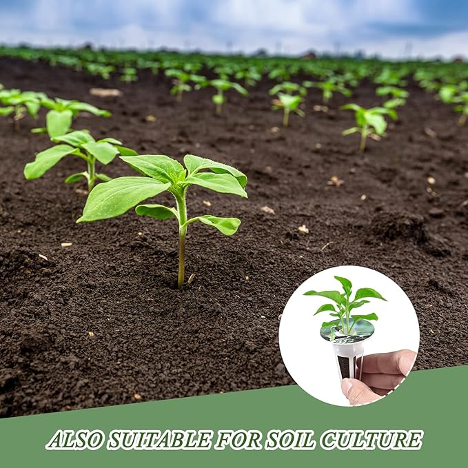 50 Piece Hydroponic Pods Kit: Grow Anything with 50 Grow Sponges - Compatible with All Hydroponics Brands