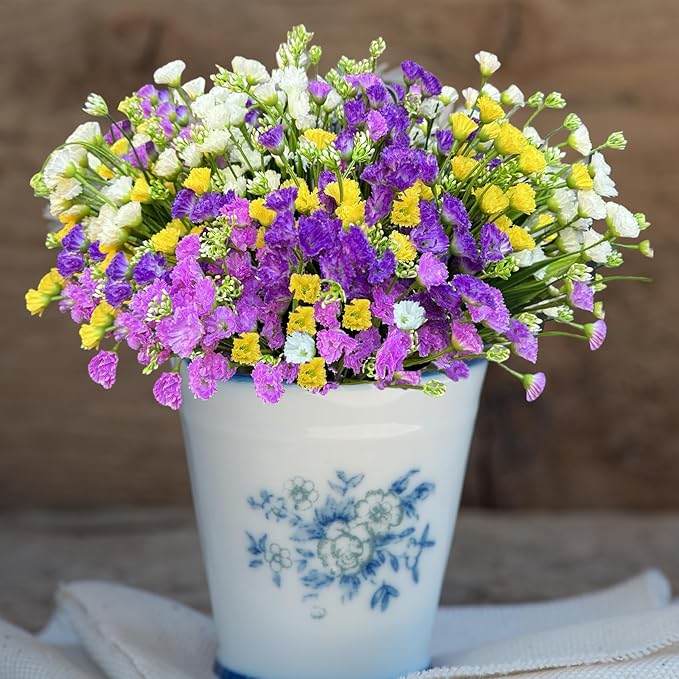 16pcs Outdoor Artificial Flowers UV Resistant Fake Flowers Bulk Artificial Flowers for Decoration Faux Silk Flowers for Garden Porch Window Box Hanging Planter Decorating