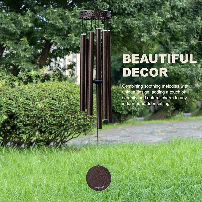 Large Wind Chimes for Outside Deep Tone - 48'' Wind Chimes Outdoor Clearance, Deep Tone Windchimes Outdoors, Memorial Gift, Sympathy Gift, Garden Patio Yard, Home Décor