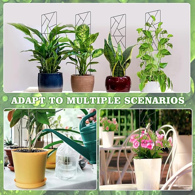 Outdoor Plant Trellis for Climbing Plants,Metal Garden Trellis for Potted Plants,Plant Stakes for Indoor Plants Accessories Hoya,Flower,Plant Support,Plant Gifts (24Inch-Window)