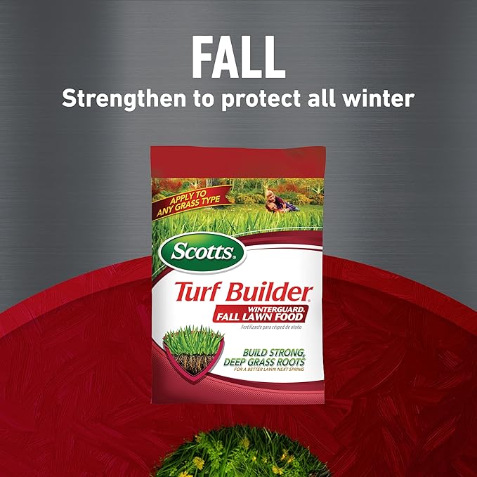 Scotts Turf Builder Weed & Feed5, SummerGuard and WinterGuard, 3 Bag Bundle, Small Lawns