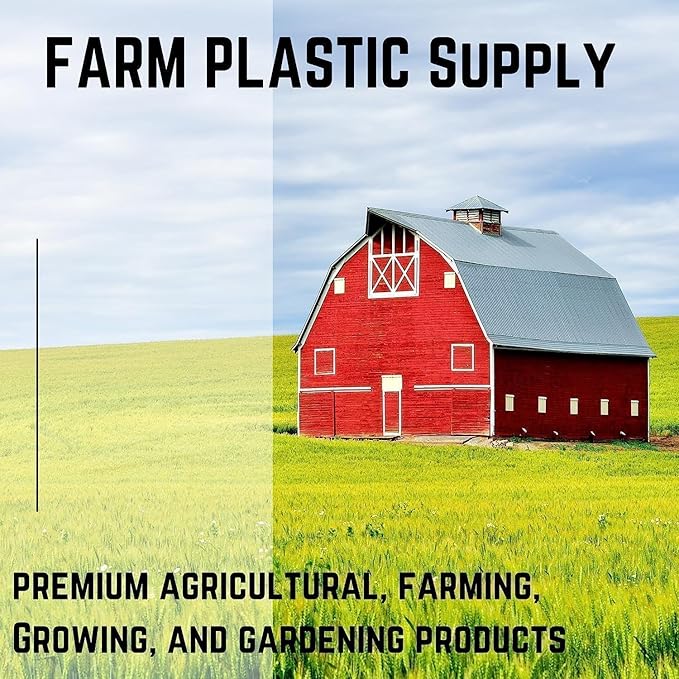 Farm Plastic Supply 100% Biodegradable Erosion Control Blanket - Straw/Coconut Straw Garden and Landscape Cover, Straw Blanket, Erosion Control (2' x 112.5')