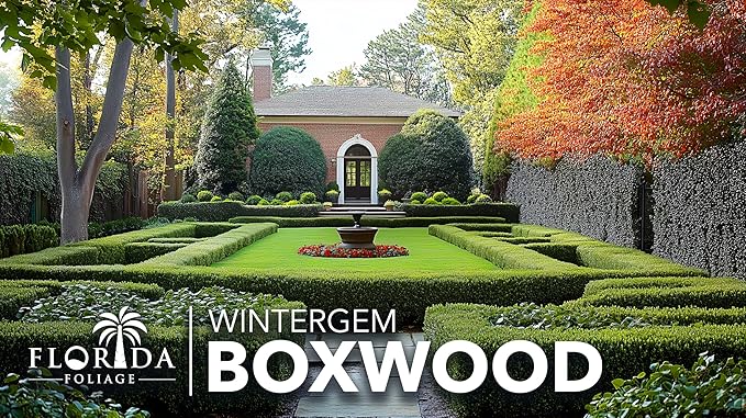 Winter Gem Boxwood | 10 Live Plants | Buxus microphylla Japonica ‘Winter Gem’ | Compact Evergreen Shrubs | Formal Garden Plants for Borders