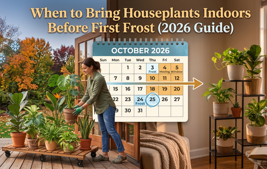 When to Bring Houseplants Indoors Before First Frost (2026 Guide)