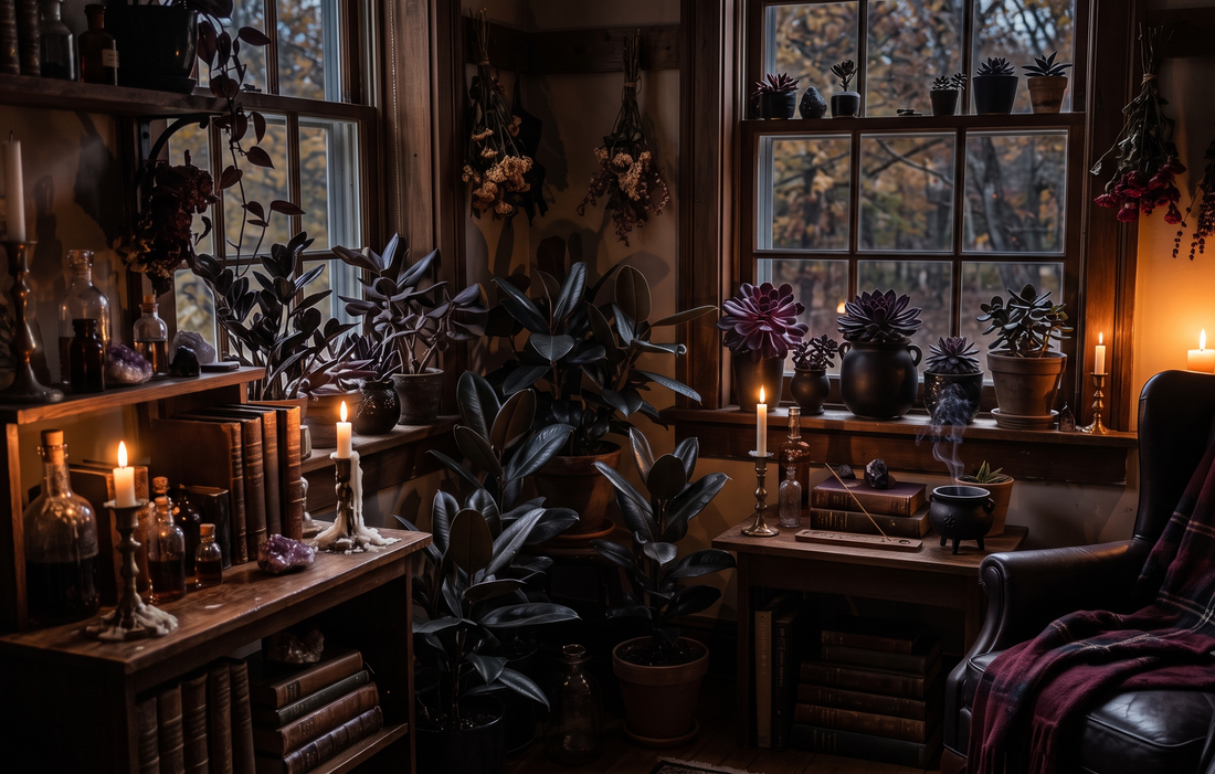 Dark Houseplants for a Witchy Plant Corner This Fall