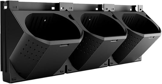 Self Watering Wall Planter with 3 Pots, Vertical Garden Planter for Indoor Plants, Mounted planters Hanging Flower Herbs Vegetables, Wall Garden for Home