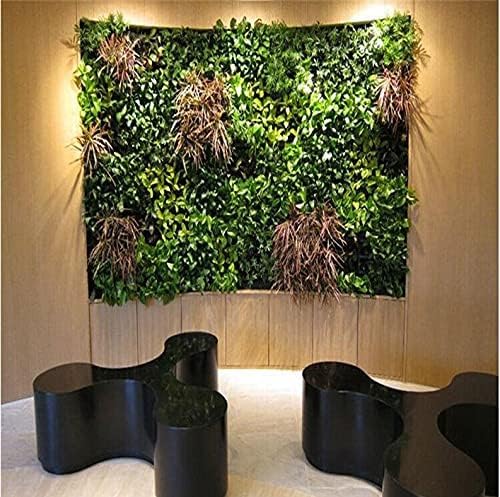 Wall Plant Bag,4Pcs Vertical Hanging Outdoor Wall Planter 4 Pocket Plant Grow Bag Wall Mounted Reusable Degradable Felt Garden Planter Herbs Succulents Artificial Flowers. (Black)