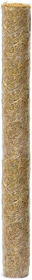 Greenscapes 4' x 100' Straw Blanket Erosion Control and Landscape Weed Barrier Ideal for Gardens, Slopes and More