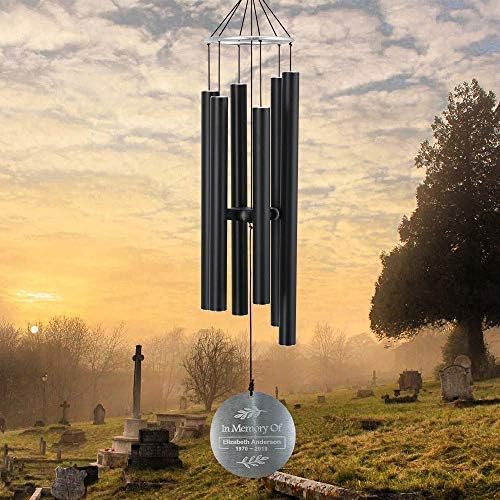 Personalized Memorial Wind Chimes for Loss of a Loved One Prime, Customized Sympathy Wind Chimes, Bereavement/Memorial/Sympathy Gift in Memory of Loved One Loss of Mother Father Condolence Remembrance