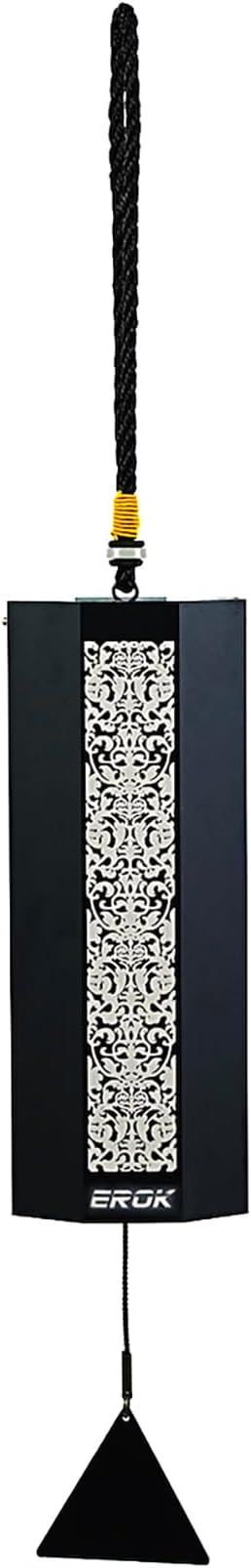 EROK Wind Chimes,Sound Healing,Dm Chord,Wind Chime for Yard/Porch/Garden Decor(Black)