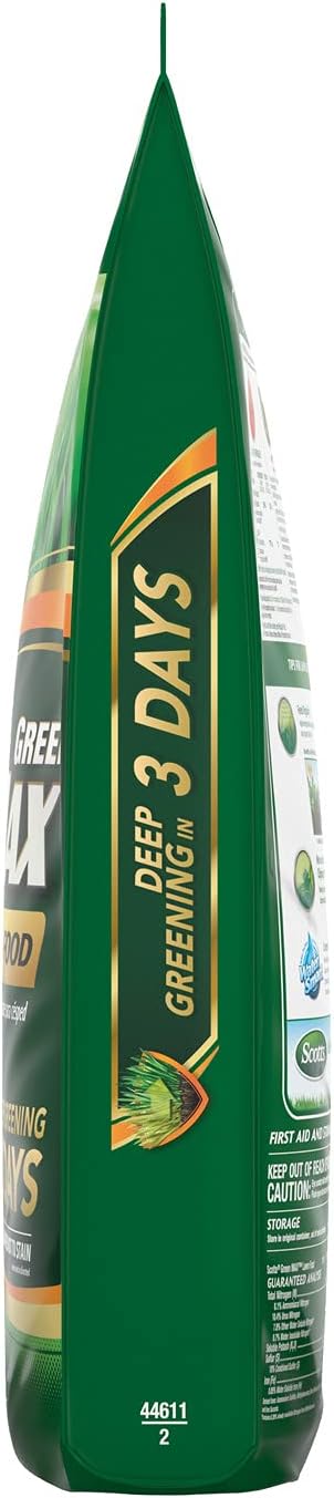 Scotts Green Max Lawn Food, Lawn Food Plus Iron Supplement for Deep Greening, 33.33 lbs., 2-Pack
