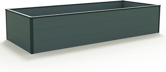 HALFSIZE 1.3 ft Tall Raised Garden Bed (2.5'W x 6.4'L), Anthracite Gray