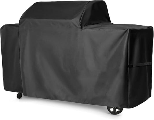 600D Heavy Duty Grill Cover for Traeger Woodridge Pro and Wood Ridge Elite Pellet Grill - TFB97JLH. Full-Length All Weather Grill BAC776 Accessory, 68" L x 27" W x 47" H