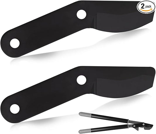 IMPRESA Lopper Replacement Blades - 2 Pack, Compatible with Fiskars PowerGear 25"/31" & PowerGear 2 27"/32" - Bypass Lopper Blades - PTFE-Coated for Gardening Tools - Ambidextrous with Storage Bag