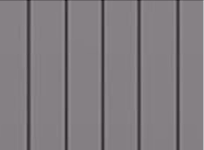 Patiolife 5x3 FT Outdoor Storage Shed, Metal Shed with Lockable Door & Sloping Roof, Steel Tool Shed for Backyard Patio Lawn, Grey