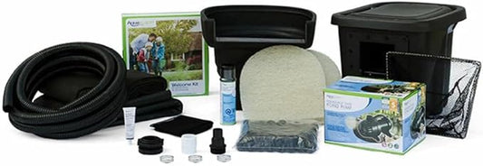 Custom Pro 99764 Complete Backyard DIY Pond Kit 6' x 8' with LED 3-Light Kit