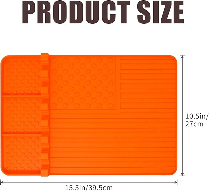 2 PCS Silicone Griddle Tools Mat for Blackstone,Grill BBQ Caddy Utensils Holder for Kitchen,Cooking & Countertop,Large Spatula Mat with Drip Pad,Griddle Accessories for Blackstone (blue 2pcs)