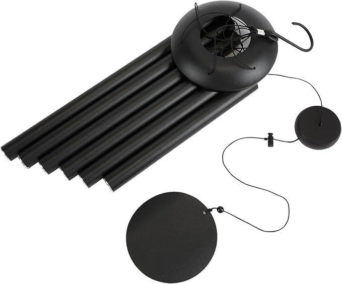 Large 40" Wind-Chimes-Outdoor-Deep-Tone, Soothing Melodic Tones Windchimes, Wind Chimes for Outside, Black Memorial Wind Chime Best Gift for Mom Women Grandma Neighbors