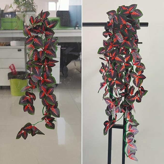 30cm/12in Aquarium Decorations Plants Artificial Fake Plastic Water Grass Plants for Fish Tank Aquarium Decor Artificial Hanging Plants