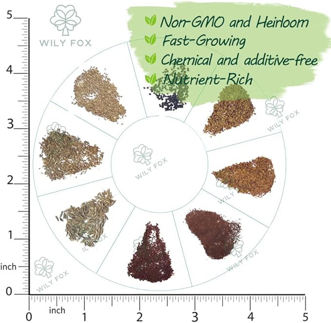 Premium Aquarium Plant Seeds for Planting – 13,000+ Live Mixed Seeds, 8 Varieties – Easy-to-Grow Aquatic Greenery for Lush, Vibrant Fish Tanks