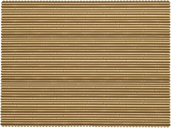 Bamboo Table Cloth for Dining Tables, Reusable Vintage Oriental Japanese Brown Bamboo Nature Print Tablecloths Decoration Asian Plant Rectangle Table Cover for Kitchen,Holiday,Party,54x72In