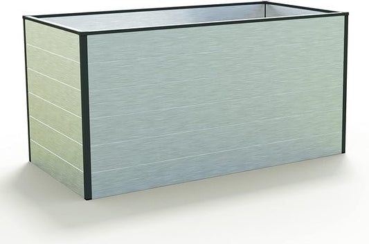 Christina 2.5 ft Tall Raised Garden Bed (2.5'W x 4.9'L), Anodized Aluminum