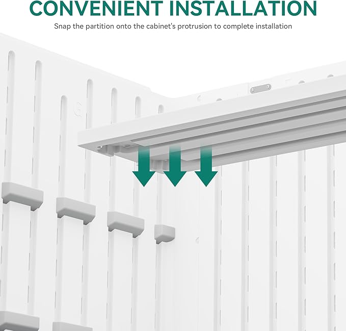 YITAHOME Resin Storage Shed Shelves for 35 Cuft Horizontal Storage Sheds, 47 in x 12.6 in Waterproof Rack with 8 Screws for 4x2.5 Ft Horizontal Garden Storage Accessories, Easy Assembly, 2PCS, Gray