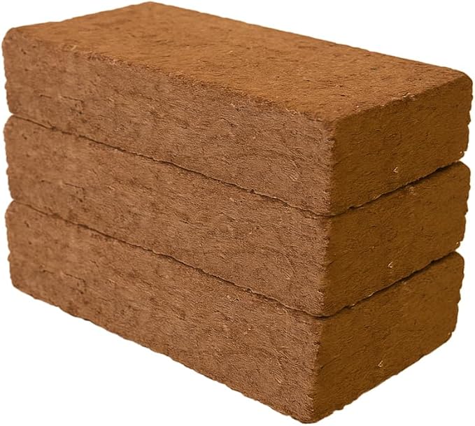 Minute Soil Compressed Coco Coir 6 Pack – Organic Peat-Free Medium Expands to 9 Gal – Indoor Gardening, Microgreens, Seed Starting, Houseplants, Herbs, Vegetables, Planters