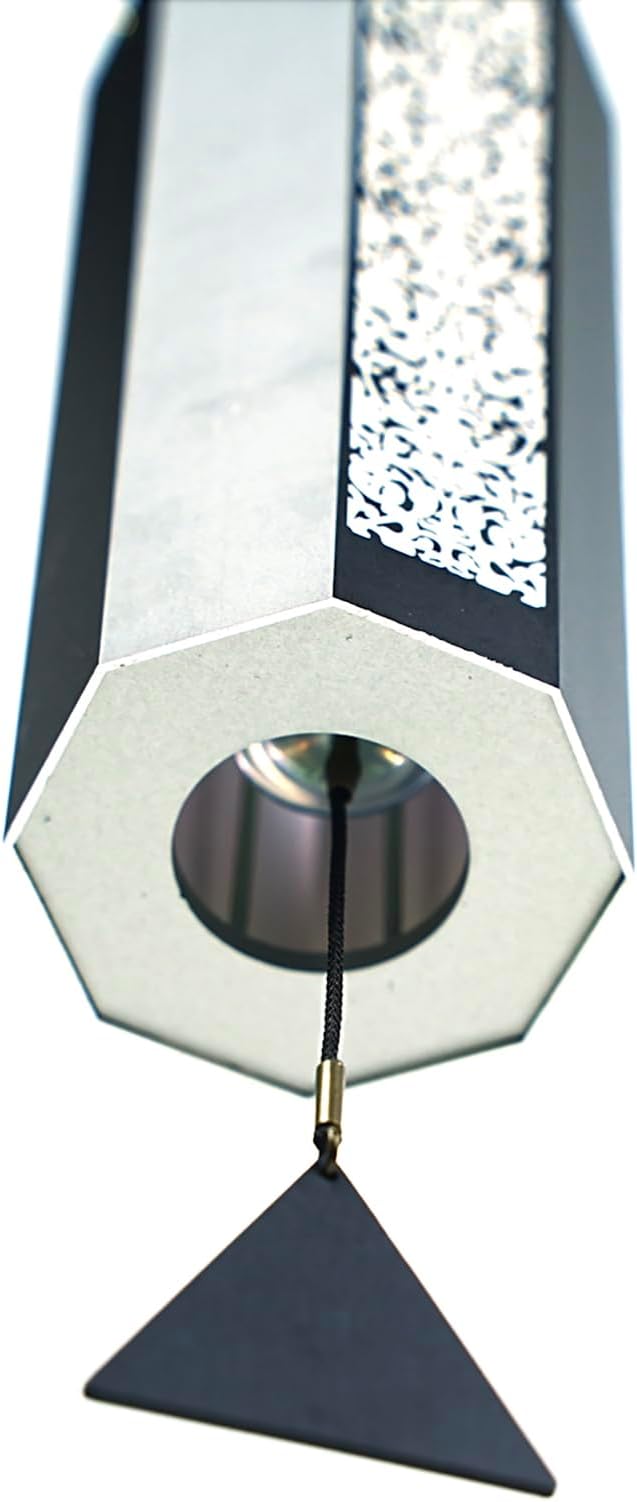 EROK Wind Chimes,Sound Healing,Dm Chord,Wind Chime for Yard/Porch/Garden Decor(Black)