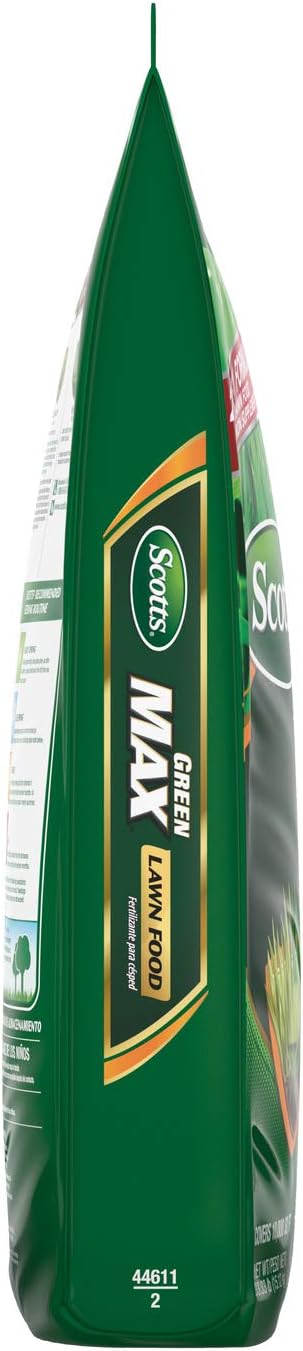 Scotts Green Max Lawn Food, Lawn Food Plus Iron Supplement for Deep Greening, 33.33 lbs., 2-Pack