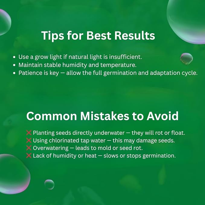 3 Pack Freshwater Aquarium Decor, Easy Growing Dwarf Carpet for Fish Tank/Terrarium, Natural Aquatic Plant Growth Material (Long Hair Grass)