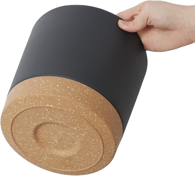 kubvici Plant Pots for Indoor Plants, 2 Pack 12 Inch Pots for Plants, Lightweight Large Planters for Indoor Outdoor, Big Plastic Black Pot Flower Pot with Drainage (12” Black)