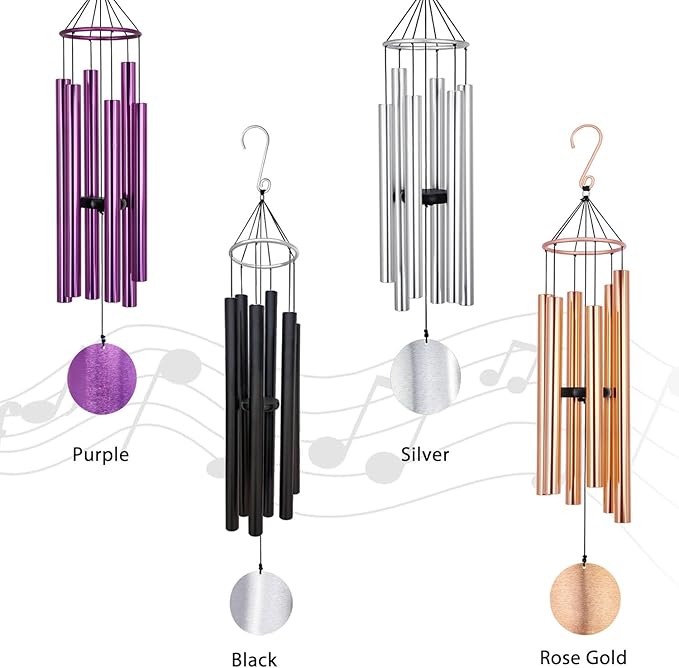 Personalized Wedding Gifts Wind Chime, Wedding Gift for Newlywed Couple 2025, Bridal Shower Gifts for Guests, Celebrate Bride Groom Husband Wife Engagement Gift Anniversary, 36inch and 42inch