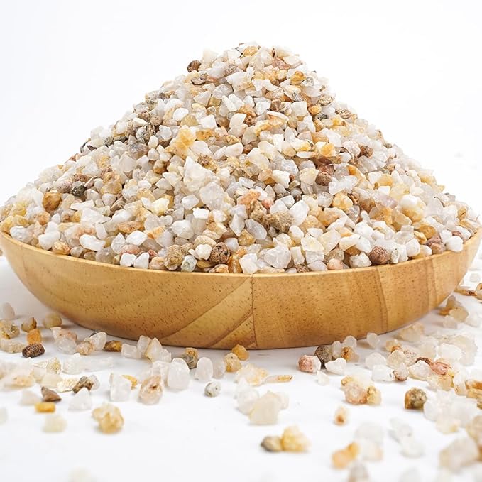 TOYPOPOR 6lb Succulent and Cactus Bonsai Gritty Mix Rocks, Natural Coarse Sand Stone, Potted Plant Decorative Gravel, DIY Projects Pebbles for Vases Fillers, Terrarium, Fairy Gardening, Top Dressing