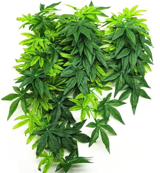 50cm/20in Aquarium Decorations Plants Artificial Fake Plastic Water Grass Plants for Fish Tank Aquarium Decor Artificial Hanging Plants